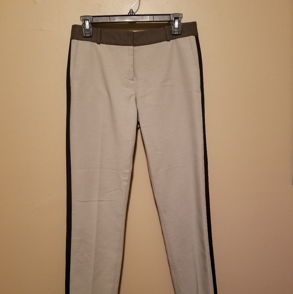 KATE SPADE tuxedo stripped pencil pants